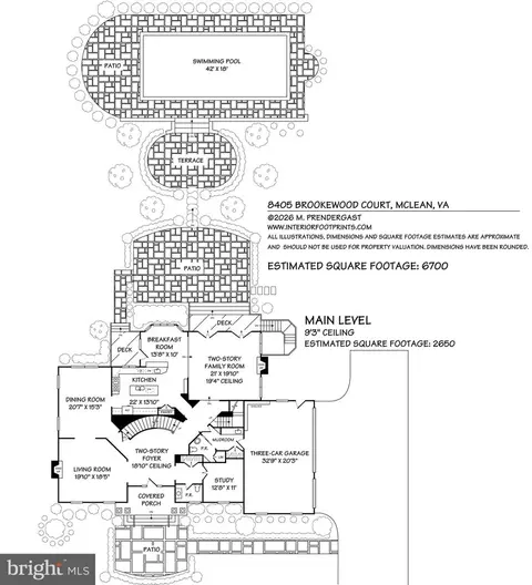 Floorplan - 8405 Brookewood Ct, Mclean, VA 22102 photo 2 of 2