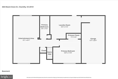 Floorplan - 3824 Beech Down Dr, Chantilly, VA 20151 photo 1 of 3