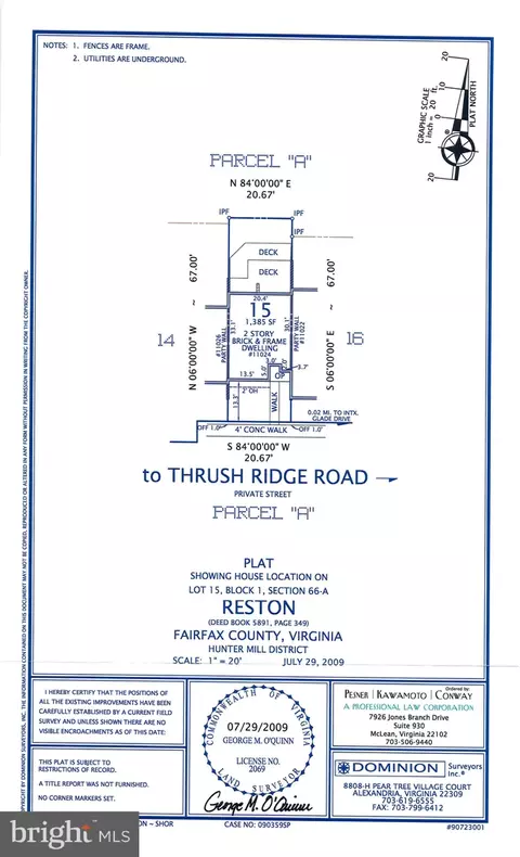 Floorplan - 11024 Thrush Ridge Rd, Reston, VA 20191 photo 2 of 3