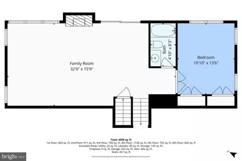 Floorplan - 8000 Pohick Rd, Springfield, VA 22153 photo 3 of 7