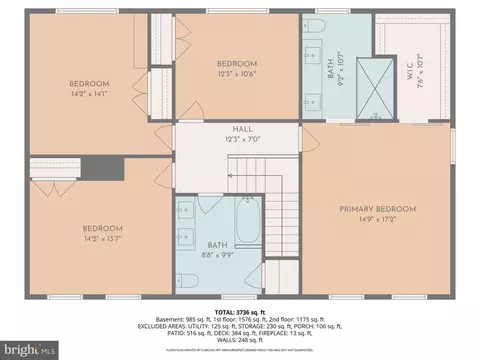 Floorplan - 7303 Yates Ct, Mclean, VA 22101 photo 3 of 3