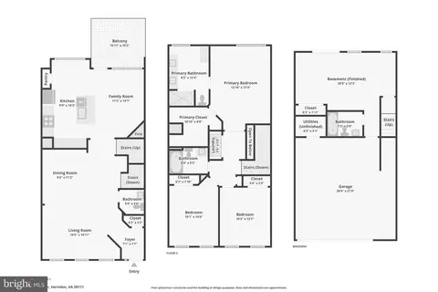 Floorplan - 2625 Tarleton Corner Dr, Herndon, VA 20171 photo 3 of 3