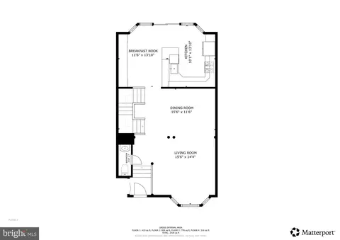 Floorplan - 6516 Milva Ln, Springfield, VA 22150 photo 1 of 4