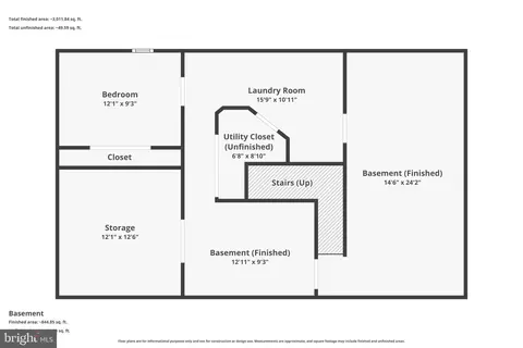 Floorplan - 6710 Sydenstricker Rd, Springfield, VA 22152 photo 3 of 4