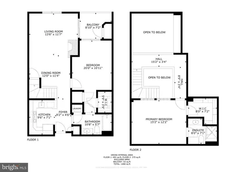 Floorplan - 1641 International Dr #412, Mclean, VA 22102 photo 1 of 2