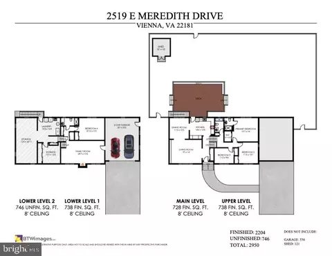 Floorplan - 2519 E Meredith Dr, Vienna, VA 22181 photo 1 of 1