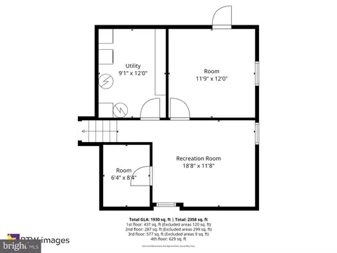 Floorplan - 8304 Lindside Way, Springfield, VA 22153 photo 1 of 4