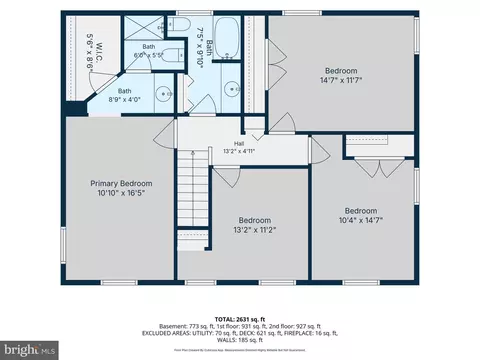 Floorplan - 8044 Winding Way Ct, Springfield, VA 22153 photo 2 of 4