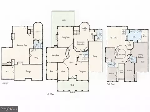 Floorplan - 897 Chinquapin Rd, Mclean, VA 22102 photo 1 of 4