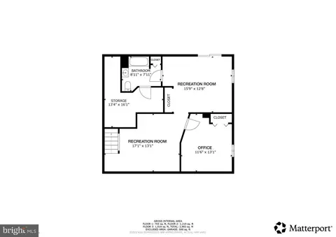 Floorplan - 2603 Oakledge Ct, Vienna, VA 22181 photo 1 of 4