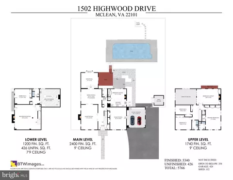Floorplan - 1502 Highwood Dr, Mclean, VA 22101 photo 1 of 4