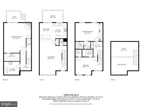 Floorplan - 8144 Cliffview Ave, Springfield, VA 22153 photo 1 of 5
