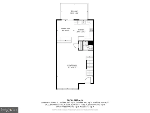 Floorplan - 8144 Cliffview Ave, Springfield, VA 22153 photo 4 of 5