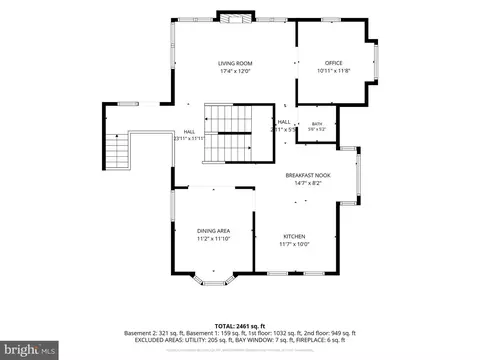 Floorplan - 7506 Irene Ct, Springfield, VA 22153 photo 1 of 4