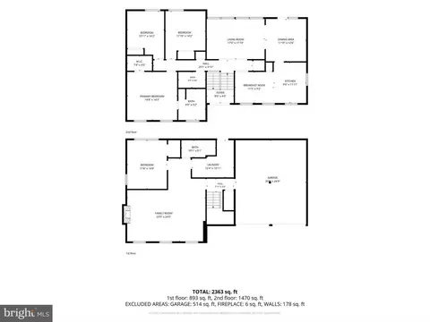 Floorplan - 7601 Cervantes Ct, Springfield, VA 22153 photo 2 of 5