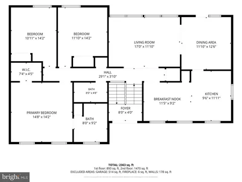 Floorplan - 7601 Cervantes Ct, Springfield, VA 22153 photo 5 of 5