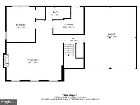 Floorplan - 7601 Cervantes Ct, Springfield, VA 22153 photo 4 of 5