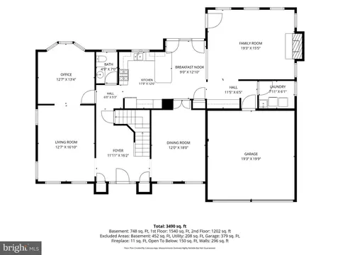 Floorplan - 8556 Hooes Rd, Springfield, VA 22153 photo 2 of 3