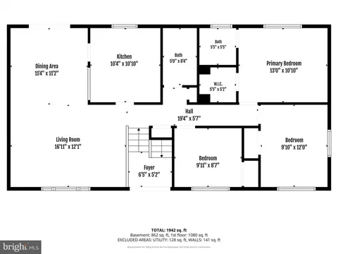Floorplan - 8304 Harland Dr, Springfield, VA 22152 photo 1 of 3