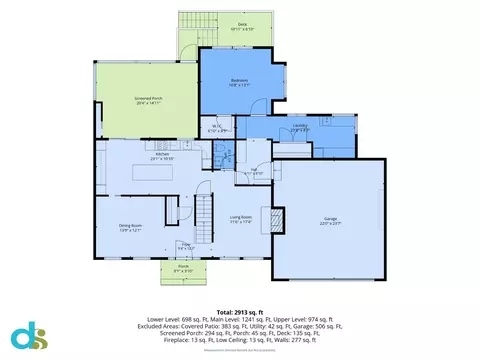 Floorplan - 7608 Cervantes Ct, Springfield, VA 22153 photo 2 of 4