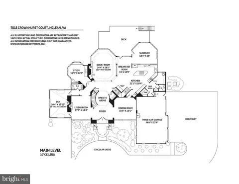 Floorplan - 7818 Crownhurst Ct, Mclean, VA 22102 photo 1 of 3