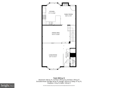 Floorplan - 6537 Milva Ln, Springfield, VA 22150 photo 1 of 4
