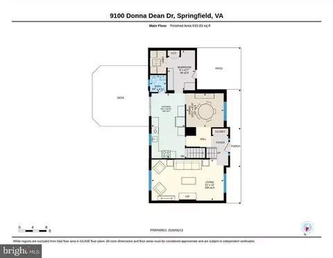 Floorplan - 9100 Donna Dean Dr, Springfield, VA 22153 photo 1 of 3