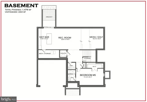Floorplan - 511 Orrin St SE, Vienna, VA 22180 photo 4 of 5
