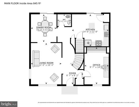 Floorplan - 8336 Garfield Ct, Springfield, VA 22152 photo 1 of 3