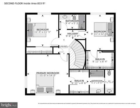 Floorplan - 8336 Garfield Ct, Springfield, VA 22152 photo 2 of 3