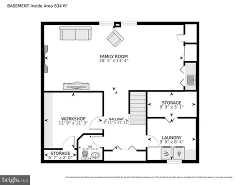 Floorplan - 8336 Garfield Ct, Springfield, VA 22152 photo 3 of 3
