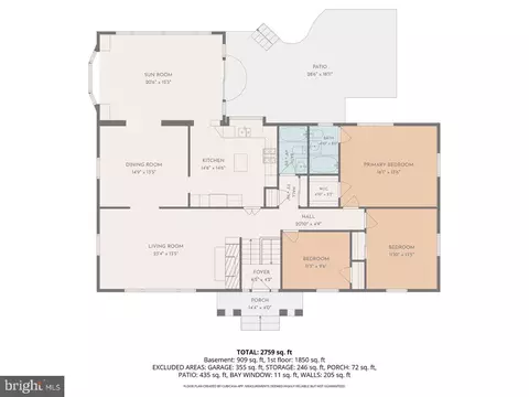 Floorplan - 6225 Kellogg Dr, Mclean, VA 22101 photo 1 of 2