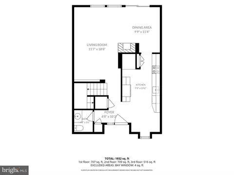 Floorplan - 11172 Glade Dr, Reston, VA 20191 photo 2 of 7