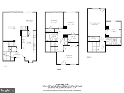Floorplan - 11172 Glade Dr, Reston, VA 20191 photo 1 of 7