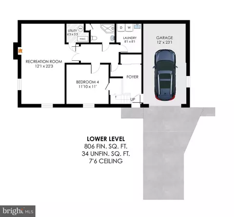 Floorplan - 6602 Sandover Ct, Springfield, VA 22152 photo 3 of 4