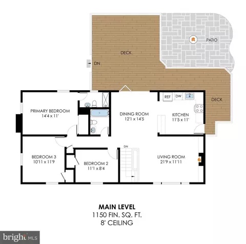 Floorplan - 6602 Sandover Ct, Springfield, VA 22152 photo 2 of 4