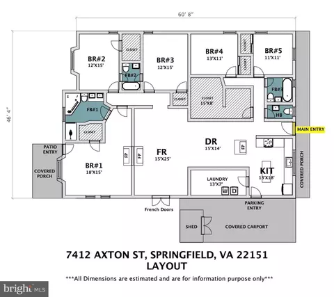 Floorplan - 7412 Axton St, Springfield, VA 22151 photo 1 of 1