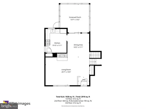 Floorplan - 6014 Hibbling Ave, Springfield, VA 22150 photo 2 of 3