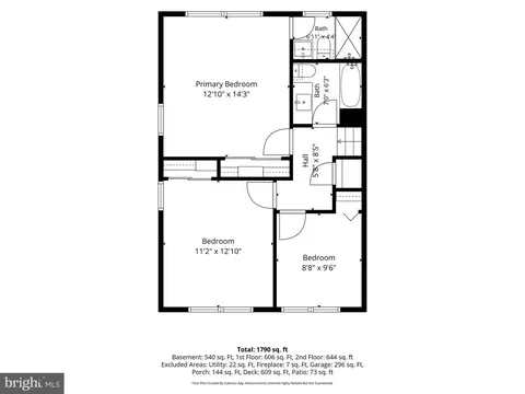 Floorplan - 7215 Willow Oak Pl, Springfield, VA 22153 photo 3 of 4