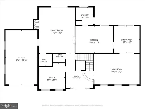 Floorplan - 7902 Larrick Ct, Springfield, VA 22153 photo 1 of 2