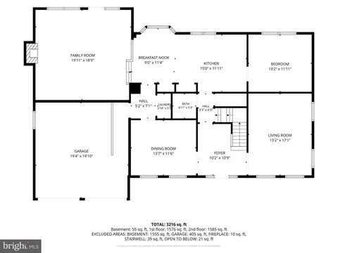 Floorplan - 4308 Warner Ln, Chantilly, VA 20151 photo 1 of 4