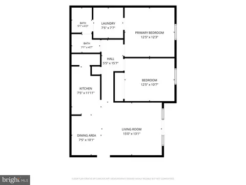 Floorplan - 8360 B Dunham Ct, Springfield, VA 22152 photo 1 of 1