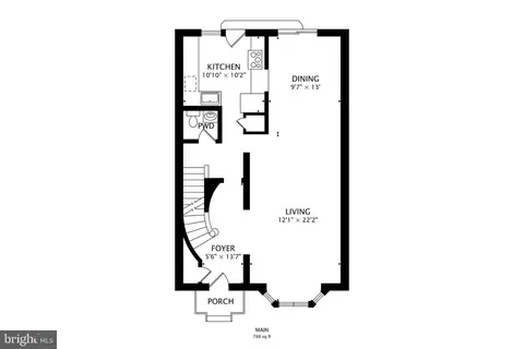 Floorplan - 8413 Forrester Blvd, Springfield, VA 22152 photo 1 of 3