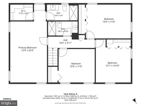 Floorplan - 9201 Beachway Ln, Springfield, VA 22153 photo 2 of 4