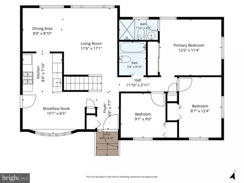 Floorplan - 6426 Deepford St, Springfield, VA 22150 photo 1 of 3