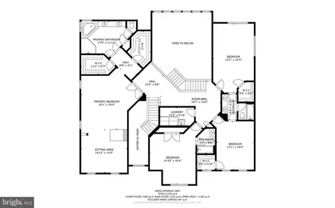 Floorplan - 7532 Red Hill Dr, Springfield, VA 22153 photo 2 of 3