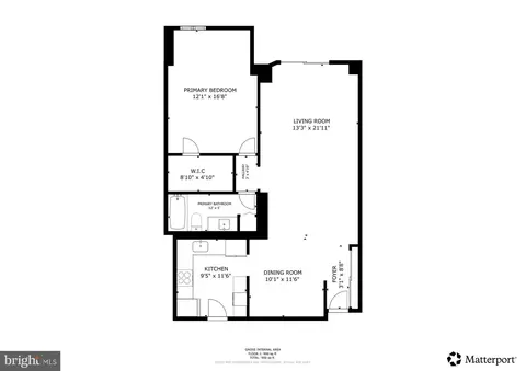 Floorplan - 1800 Old Meadow Rd #1516, Mclean, VA 22102 photo 1 of 1