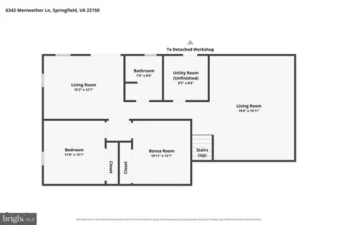 Floorplan - 6342 Meriwether Ln, Springfield, VA 22150 photo 2 of 2