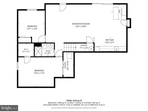 Floorplan - 8523 Hooes Rd, Springfield, VA 22153 photo 3 of 3