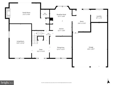 Floorplan - 8902 Huxley Ct, Springfield, VA 22153 photo 1 of 3